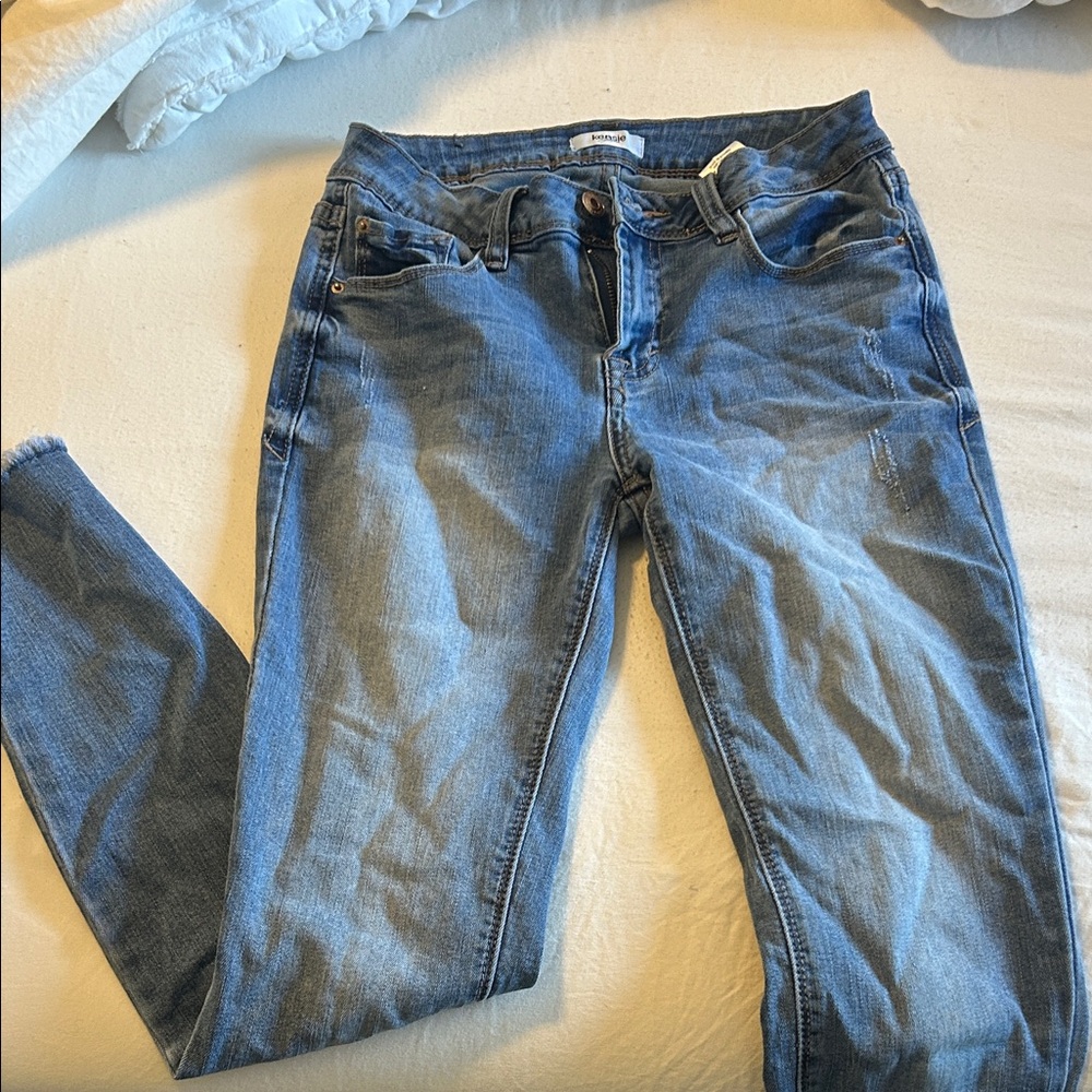 Kensie Women's Blue Skinny Jeans